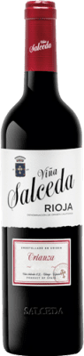 9,95 € Бесплатная доставка | Красное вино Viña Salceda старения D.O.Ca. Rioja Ла-Риоха Испания Tempranillo, Graciano, Mazuelo бутылка 75 cl