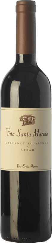 9,95 € 免费送货 | 红酒 Santa Marina 岁 I.G.P. Vino de la Tierra de Extremadura 埃斯特雷马杜拉 西班牙 Syrah, Cabernet Sauvignon 瓶子 75 cl