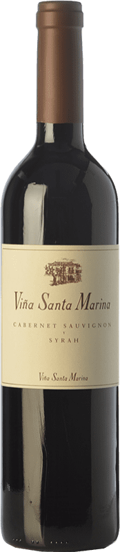 10,95 € Envio grátis | Vinho Tinto Santa Marina Crianza I.G.P. Vino de la Tierra de Extremadura Extremadura Espanha Syrah, Cabernet Sauvignon 75 cl