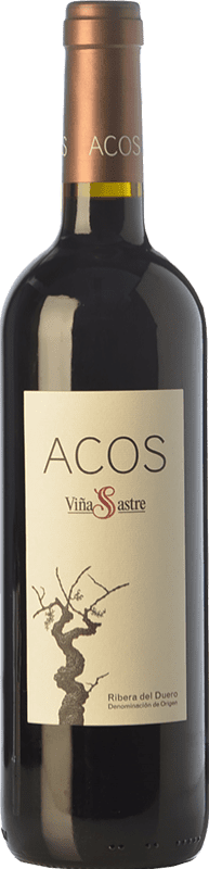 43,95 € Kostenloser Versand | Rotwein Viña Sastre Acos Alterung D.O. Ribera del Duero Kastilien und León Spanien Tempranillo Flasche 75 cl