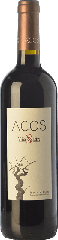 46,95 € 免费送货 | 红葡萄酒 Viña Sastre Acos Crianza — 陈酿 D.O. Ribera del Duero 卡斯蒂利亚莱昂 西班牙 Tempranillo — 丹魄 75 cl