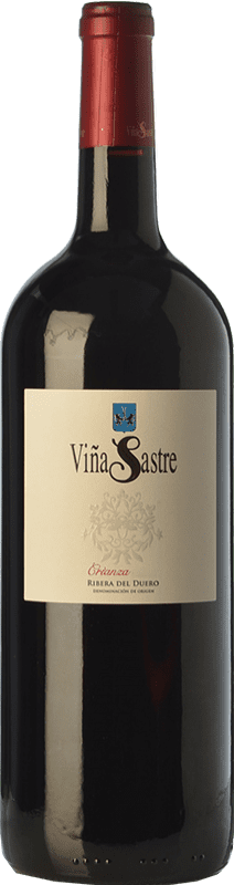 62,95 € Spedizione Gratuita | Vino Rosso Viña Sastre Crianza — Invecchiato in Botte D.O. Ribera del Duero Castilla y León Spagna Tempranillo Bottiglia Magnum 1,5 L