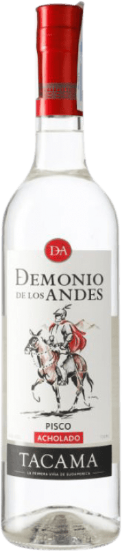 23,95 € Envio grátis | Aguardente Pisco Tacama Acholado Demonio de los Andes Peru Garrafa 70 cl