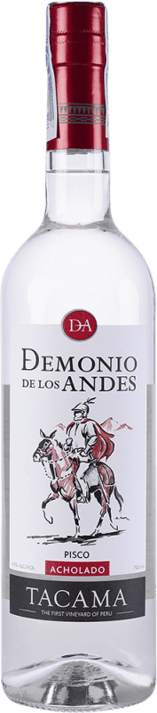 25,95 € Envío gratis | Pisco Tacama Demonio de los Andes Acholado Perú 70 cl