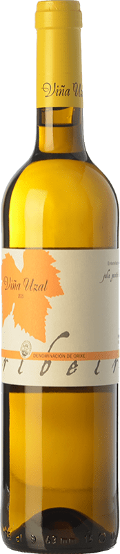 11,95 € Spedizione Gratuita | Vino bianco Viña Uzal D.O. Ribeiro Galizia Spagna Torrontés, Treixadura Bottiglia 75 cl