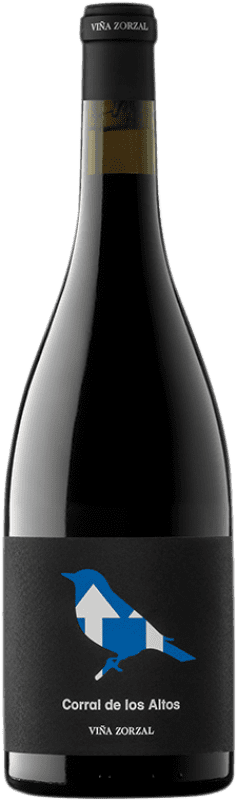 15,95 € Spedizione Gratuita | Vino rosso Viña Zorzal Corral de los Altos Crianza D.O. Navarra Navarra Spagna Grenache Bottiglia 75 cl