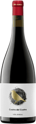 21,95 € Spedizione Gratuita | Vino Rosso Viña Zorzal Cuatro del Cuatro Crianza — Invecchiato in Botte D.O. Navarra Navarra Spagna Graciano Bottiglia 75 cl