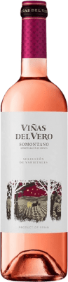 6,95 € Free Shipping | Rosé wine Viñas del Vero Merlot-Tempranillo Young D.O. Somontano Aragon Spain Tempranillo, Merlot Bottle 75 cl
