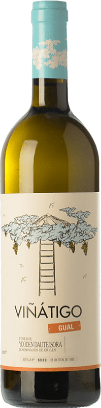 21,95 € Envío gratis | Vino blanco Viñátigo D.O. Ycoden-Daute-Isora Islas Canarias España Gual Botella 75 cl