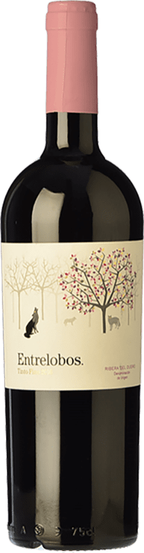 13,95 € Free Shipping | Red wine Viñedos Singulares Entrelobos Young D.O. Ribera del Duero Castilla y León Spain Tempranillo Bottle 75 cl