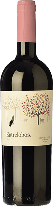 7,95 € 免费送货 | 红酒 Vinyes Singulars Entrelobos 年轻的 D.O. Ribera del Duero 卡斯蒂利亚莱昂 西班牙 Tempranillo 瓶子 75 cl