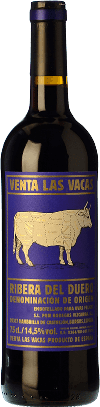 24,95 € 免费送货 | 红酒 Vizcarra Venta Las Vacas 岁 D.O. Ribera del Duero 卡斯蒂利亚莱昂 西班牙 Tempranillo 瓶子 75 cl