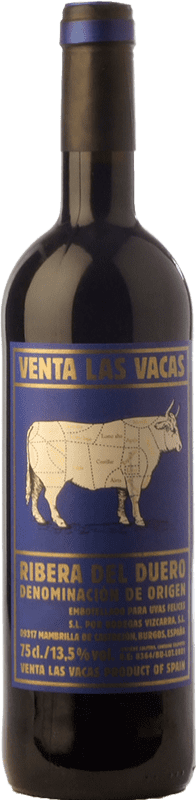 16,95 € Free Shipping | Red wine Vizcarra Venta Las Vacas Aged D.O. Ribera del Duero Castilla y León Spain Tempranillo Balthazar Bottle 12 L