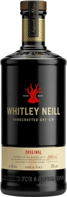 22,95 € Kostenloser Versand | Gin Whitley Neill Original London Dry Gin Großbritannien Flasche 70 cl