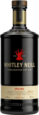 23,95 € Envío gratis | Ginebra Gin Whitley Neill Original Reino Unido 70 cl