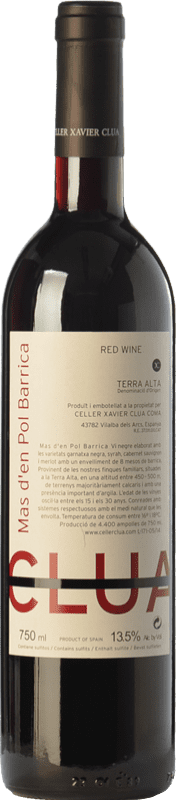 6,95 € 免费送货 | 红葡萄酒 Xavier Clua Mas d'en Pol 橡木桶 D.O. Terra Alta 加泰罗尼亚 西班牙 Merlot — 梅洛, Syrah — 西拉, Garnacha — 歌海娜, Cabernet Sauvignon — 赤霞珠 瓶装 75 cl