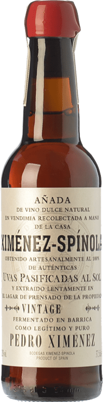 22,95 € Kostenloser Versand | Süßer Wein Ximénez-Spínola PX D.O. Manzanilla-Sanlúcar de Barrameda Andalusien Spanien Pedro Ximénez Halbe Flasche 37 cl