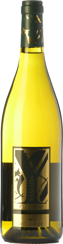 11,95 € Envío gratis | Vino blanco Zaccagnini Yamada D.O.C. Abruzzo Abruzzo Italia Pecorino Botella 75 cl
