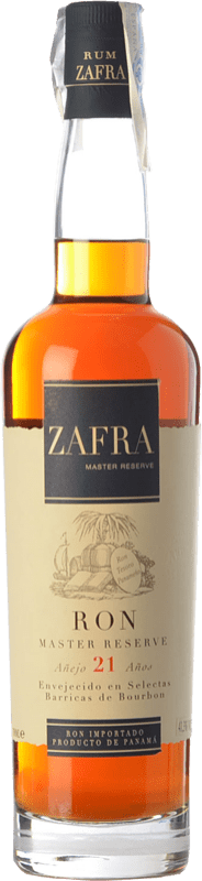 97,95 € Envío gratis | Ron La Zafra Master Reserve Panamá 21 Años Botella 70 cl