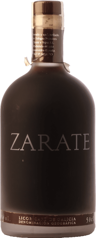 17,95 € Envio grátis | Licor de ervas Zárate Orujo de Café D.O. Orujo de Galicia Galiza Espanha Garrafa Medium 50 cl