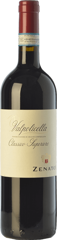19,95 € Free Shipping | Red wine Zenato Classico Superiore D.O.C. Valpolicella Veneto Italy Sangiovese, Corvina, Rondinella Bottle 75 cl