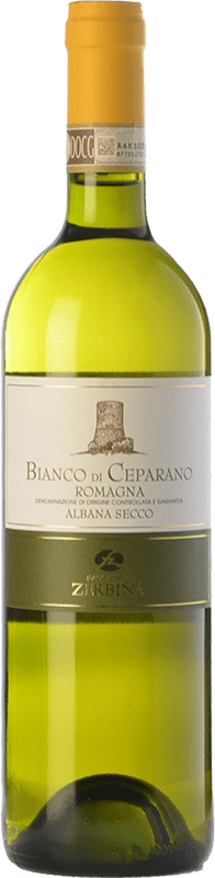 17,95 € 免费送货 | 白起泡酒 Zerbina Bianco di Ceparano D.O.C. Romagna Albana Spumante 艾米利亚 - 罗马涅 意大利 Albana 瓶子 75 cl