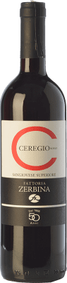 17,95 € Free Shipping | Red wine Zerbina Sangiovese Ceregio I.G.T. Emilia Romagna Emilia-Romagna Italy Merlot, Sangiovese, Ancellotta Bottle 75 cl