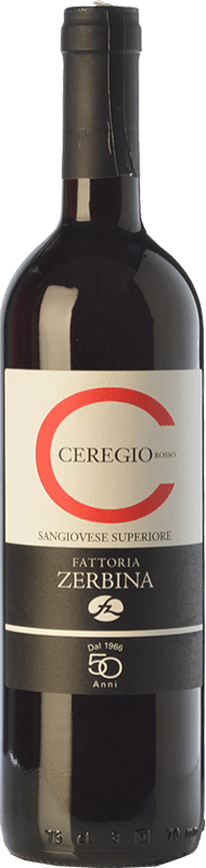 17,95 € Free Shipping | Red wine Zerbina Sangiovese Ceregio I.G.T. Emilia Romagna Emilia-Romagna Italy Merlot, Sangiovese, Ancellotta Bottle 75 cl