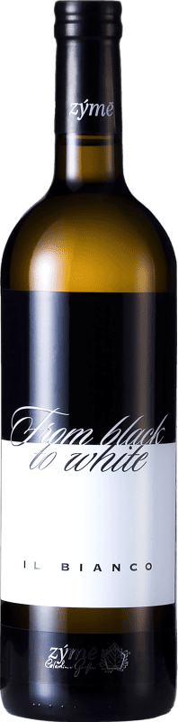 29,95 € Spedizione Gratuita | Vino Bianco Zýmē From Black to White I.G.T. Veneto Veneto Italia Rondinella, Gewürztraminer, Incroccio Manzoni, Kerner 75 cl