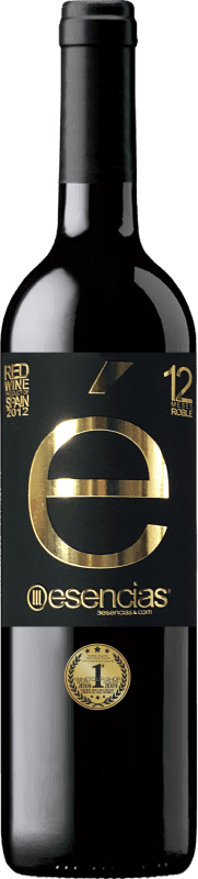 19,95 € Spedizione Gratuita | Vino rosso Esencias «é» 12 Meses Crianza 2012 I.G.P. Vino de la Tierra de Castilla y León Castilla y León Spagna Tempranillo Bottiglia 75 cl
