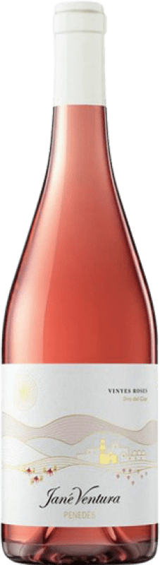7,95 € Free Shipping | Rosé wine Jané Ventura Vinyes Roses Rosat D.O. Penedès Catalonia Spain Tempranillo, Merlot, Syrah, Sumoll Bottle 75 cl