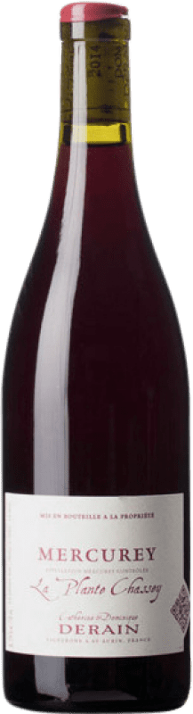 66,95 € Kostenloser Versand | Rotwein Dominique Derain La Plante Chassey Saint Aubin A.O.C. Mercurey Burgund Frankreich Pinot Noir — Spätburgunder Flasche 75 cl