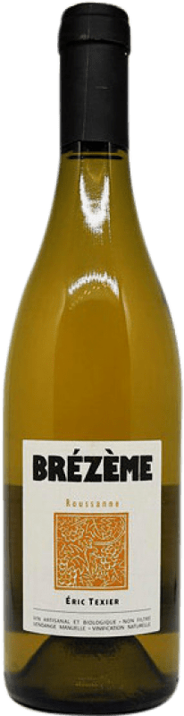 23,95 € Envío gratis | Vino blanco Eric Texier Brézème A.O.C. Côtes du Rhône Rhône Francia Roussanne Botella 75 cl