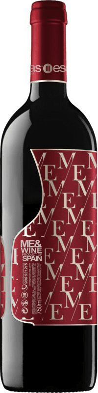 11,95 € Free Shipping | Red Wine Esencias ME Red Edition Crianza — Aged I.G.P. Vino de la Tierra de Castilla y León Castilla y León Spain Tempranillo Bottle 75 cl