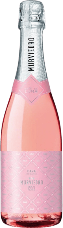 7,95 € Envío gratis | Espumoso rosado Murviedro Arts de Luna Rosé Organic Brut D.O. Cava España Garnacha Botella 75 cl