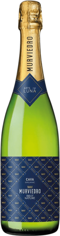 8,95 € 送料無料 | 白スパークリングワイン Murviedro Arts de Luna ブルットの自然 D.O. Cava スペイン Macabeo, Chardonnay ボトル 75 cl