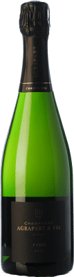 68,95 € Envio grátis | Espumante branco Agrapart 7 Crus Grand Cru Extra Brut A.O.C. Champagne Champagne França Chardonnay Garrafa 75 cl