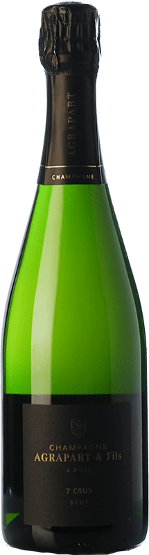 68,95 € 送料無料 | 白スパークリングワイン Agrapart 7 Crus Grand Cru エキストラブラット A.O.C. Champagne シャンパン フランス Chardonnay ボトル 75 cl