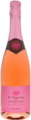 19,95 € Envío gratis | Espumoso rosado De Chanceny Rosé Brut A.O.C. Crémant de Loire Francia Cabernet Franc Botella 75 cl