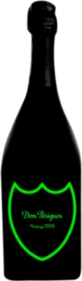 358,95 € Бесплатная доставка | Белое игристое Moët & Chandon Dom Pérignon Vintage Etiqueta Luminosa A.O.C. Champagne шампанское Франция Pinot Black, Chardonnay бутылка 75 cl