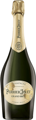 71,95 € Бесплатная доставка | Белое игристое Perrier-Jouët Grand брют Резерв A.O.C. Champagne шампанское Франция Pinot Black, Chardonnay бутылка 75 cl