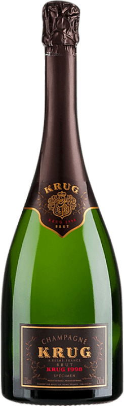 285,95 € Envio grátis | Espumante branco Krug Vintage 1998 A.O.C. Champagne Champagne França Pinot Preto, Chardonnay, Pinot Meunier Garrafa 75 cl