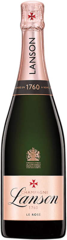 59,95 € Envoi gratuit | Rosé mousseux Lanson Rose Label A.O.C. Champagne Champagne France Pinot Noir, Chardonnay, Pinot Meunier Bouteille 75 cl
