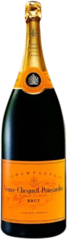 2 043,95 € 免费送货 | 白起泡酒 Veuve Clicquot 香槟 A.O.C. Champagne 香槟酒 法国 Pinot Black, Chardonnay, Pinot Meunier 瓶子 Nabucodonosor 15 L