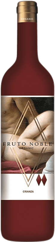 5,95 € Spedizione Gratuita | Vino Rosso FG Francisco Gómez Fruto Noble Crianza — Invecchiato in Botte D.O. Alicante Comunità Valenciana Spagna Syrah, Monastrell, Cabernet Franc 75 cl