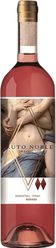3,95 € Бесплатная доставка | Розовое игристое вино FG Francisco Gómez Fruto Noble D.O. Alicante Сообщество Валенсии Испания Syrah — Сира, Monastrell — Монастрель Бутылка 75 cl