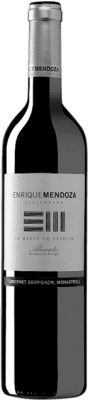 14,95 € 免费送货 | 红酒 Enrique Mendoza Cabernet-Monastrell 岁 D.O. Alicante 巴伦西亚社区 西班牙 Cabernet Sauvignon, Monastrell 瓶子 75 cl