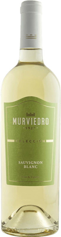 6,95 € Envío gratis | Vino Blanco Murviedro Colección D.O. Valencia Comunidad Valenciana España Sauvignon Botella 75 cl