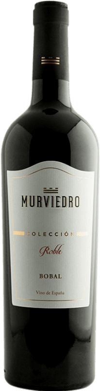 6,95 € Kostenloser Versand | Rotwein Murviedro Colección Eiche D.O. Utiel-Requena Spanien Bobal Flasche 75 cl