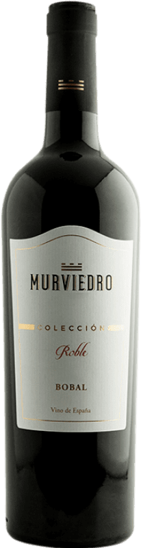 6,95 € Spedizione Gratuita | Vino Rosso Murviedro Colección Rovere D.O. Utiel-Requena Spagna Bobal Bottiglia 75 cl